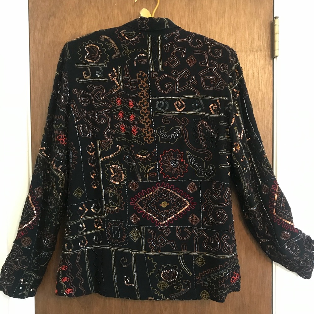 Chico’s Beaded Blazer - Picture 3 of 7